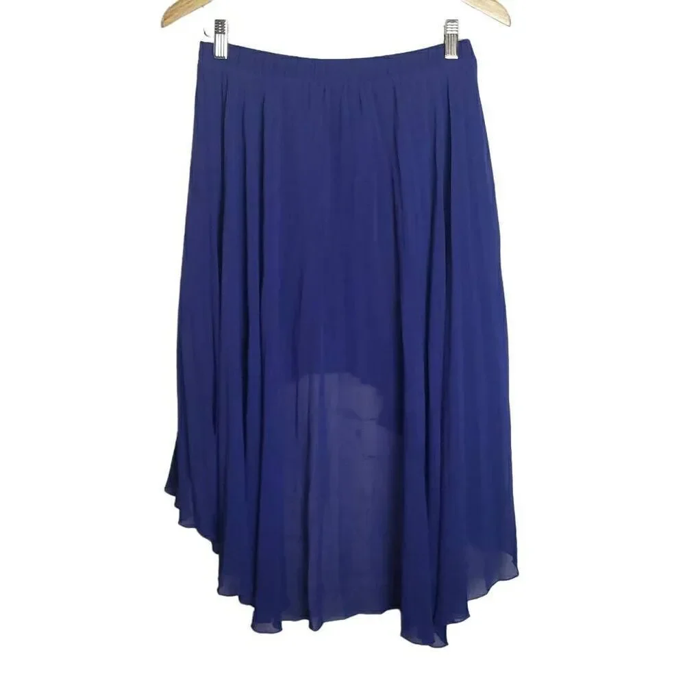 Jessica Simon Dark Purple‎ Skirt Size M